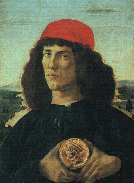 Sandro Botticelli Portrait of a Man with a Medal oil painting picture